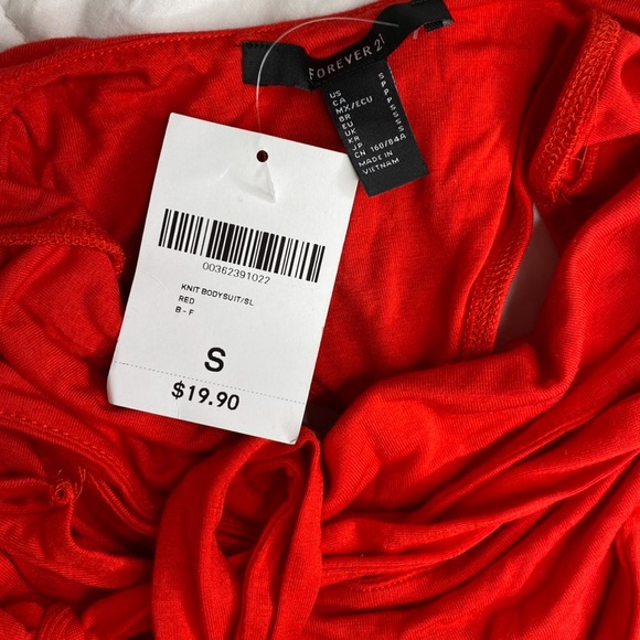 Open Back Tie Bodysuit - Picture 3 of 3